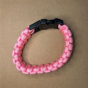 Pink Paracord Bracelet